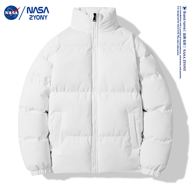 【券后价:89元】 NASA联名冬季新款情侣立领棉衣男女款 - NASA ZYONY联名1号店