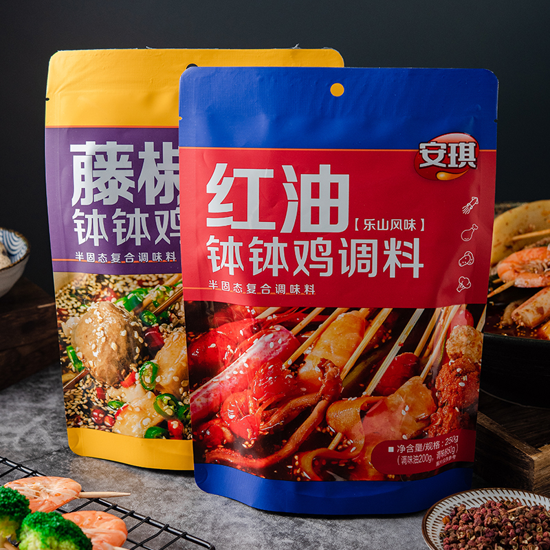 【券后价:10.8元】 【送竹签50根】安琪乐山钵钵鸡调料250g - 安琪食品专营店