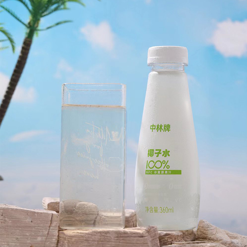 【券后价:14.9元】 中林牌纯椰子水360ml*5瓶 - 椰力冰旗舰店