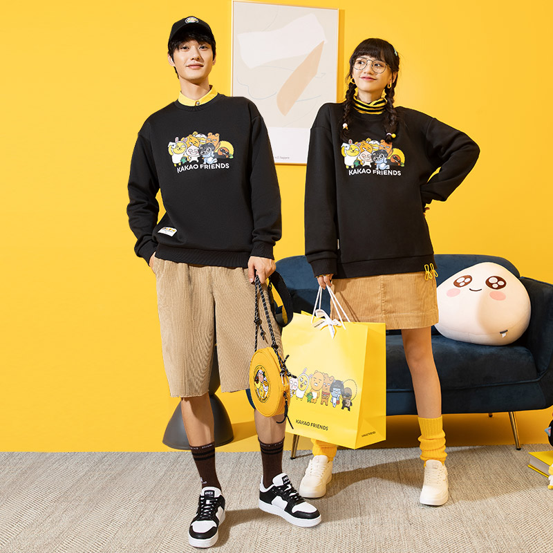 【券后价:69元】 【361°大牌！】KAKAO联名运动情侣卫衣 - 361度鸣杨专卖店