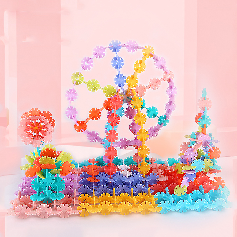 【券后价:5.9元】 【稳定签到】雪花片积木儿童安全拼插搭玩具