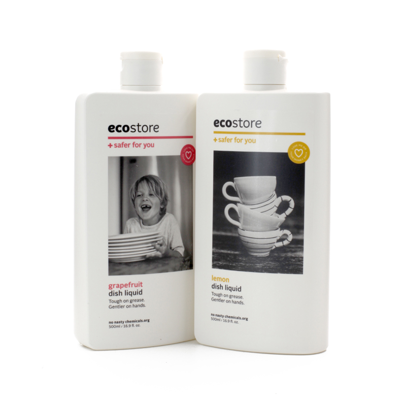 【券后价:128元】 ecostore天然柠檬洗碗液+葡萄柚500ml*2 - ecostore海外旗舰店