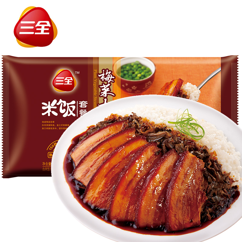 【券后价:19.7元】 【拍三件】三全自热微波米饭375g*3 - 三全食品官方旗舰店