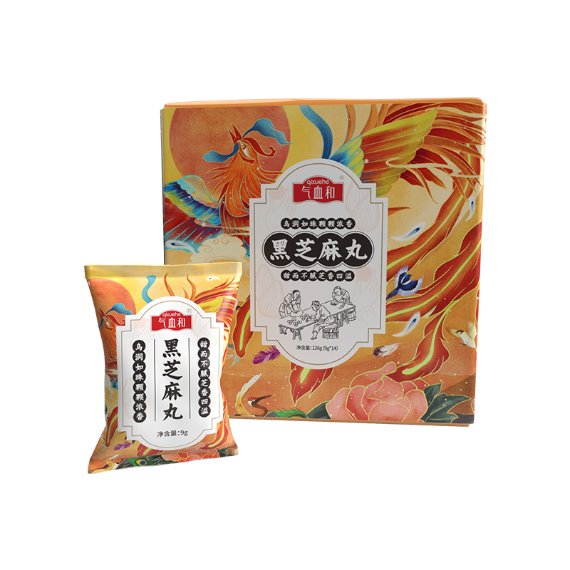 【券后价:29.9元】 气血和！养生补气黑芝麻丸126g*3盒 - 气血和旗舰店