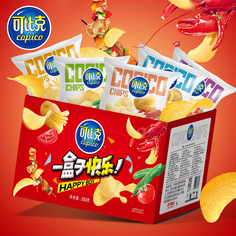 【券后价:19.9元】 可比克薯片整箱混合多口味30g*10包礼盒款 - 达利园马鞍山专卖店