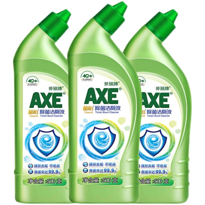 【券后价:16.9元】 axe斧头牌洁厕灵家用洁厕液500g*3瓶 - axe斧头牌品牌企业店
