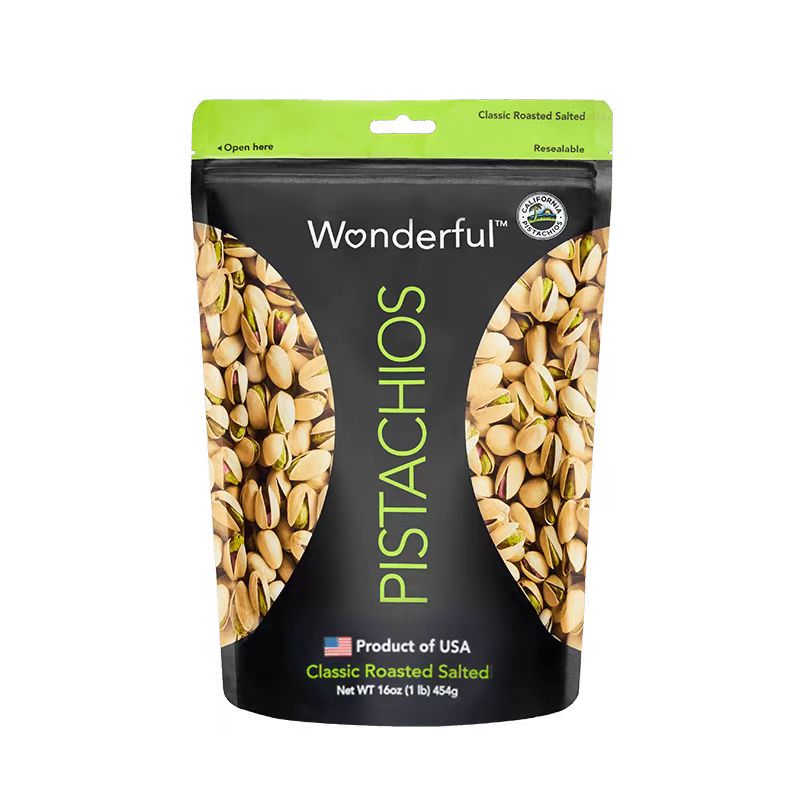 【券后价:69.9元】 万多福盐焗开心果454g - wonderful万多福旗舰店