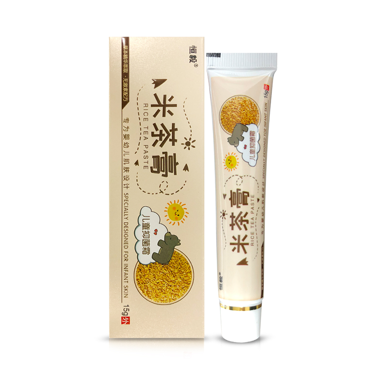【券后价:9.9元】 恒毅米茶膏宝宝婴儿口水膏
