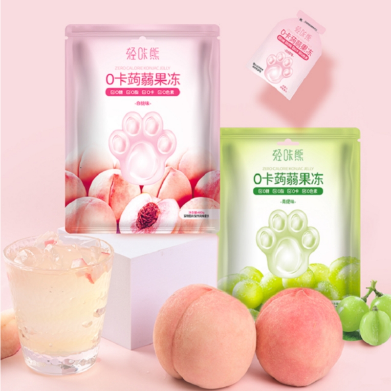 【券后价:5.9元】 【轻咔熊】0脂肪0卡蒟蒻果冻 - 轻咔熊旗舰店
