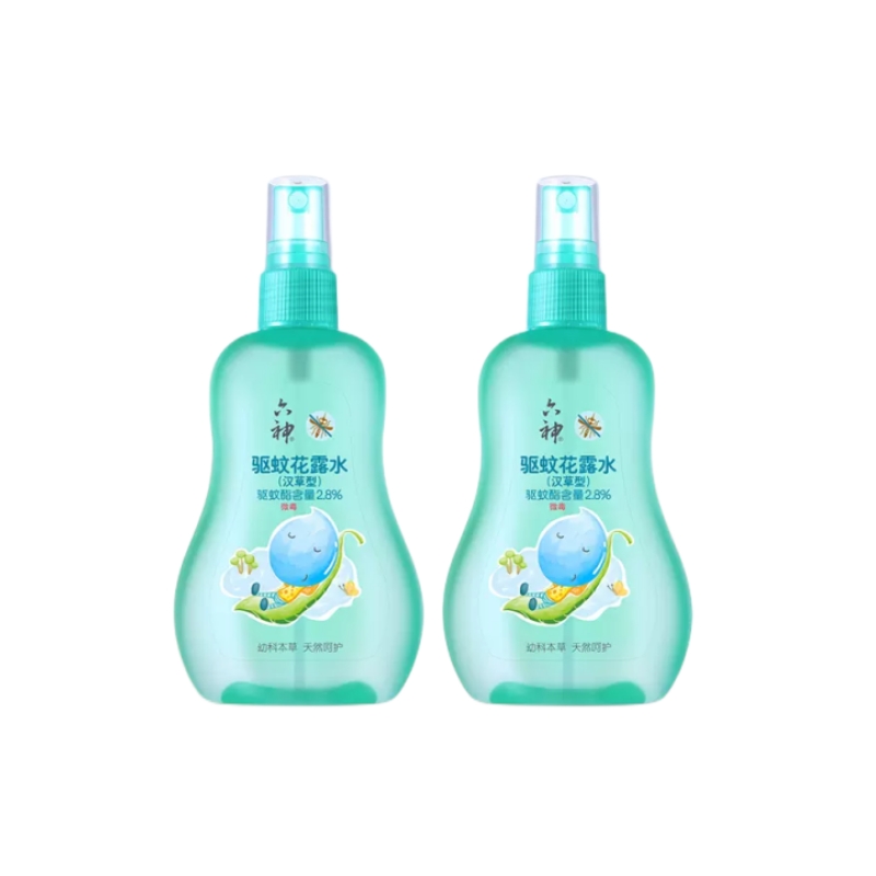 【券后价:32.9元】 【六神】宝宝驱蚊花露水160ml*2瓶 - 六神官方旗舰店