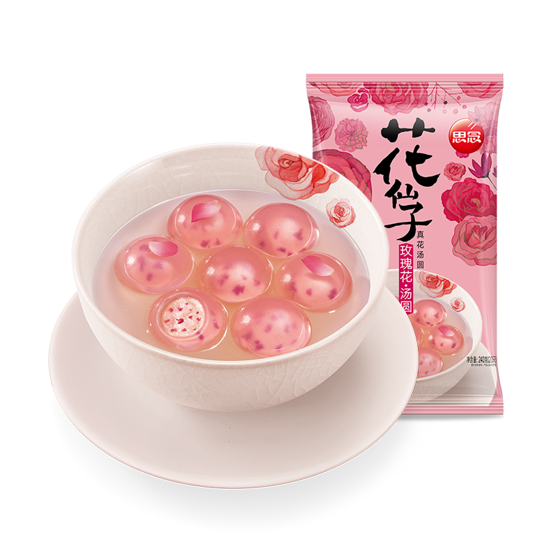 【券后价:34.7元】 拍三件【思念】花仙子网红玫瑰花汤圆240g - 天猫超市