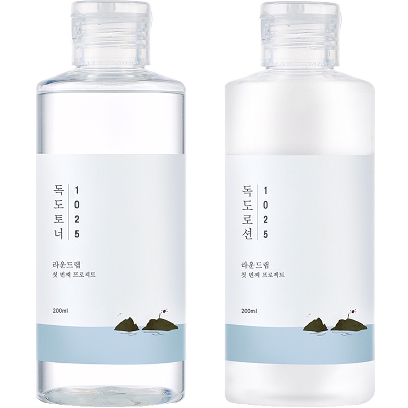【券后价:140.1元】 拍1享5！柔恩莱独岛保湿水乳套装 - ROUNDLAB柔恩莱旗舰店