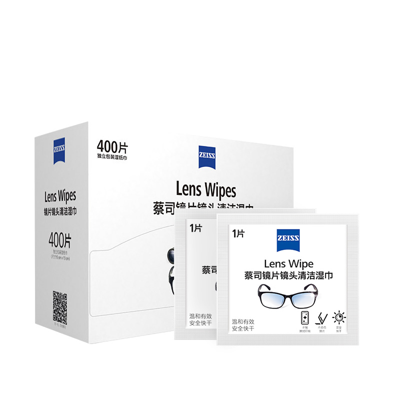 【券后价:209元】 ZEISS蔡司擦镜纸镜头眼镜清洁除菌400包 - 天猫超市