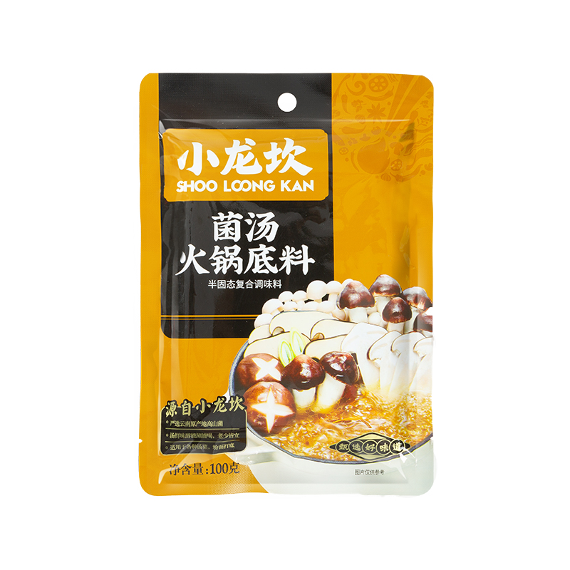 【券后价:8.9元】 单件包邮小龙坎菌汤火锅底料100g - 天猫超市