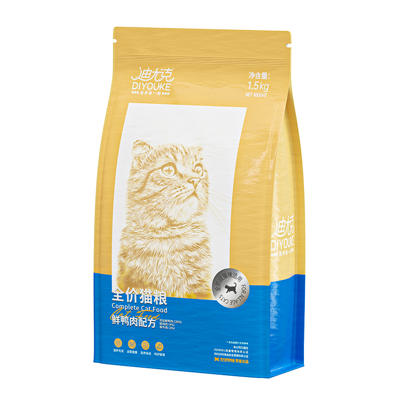 【券后价:37.61元】 迪尤克鲜肉全期猫粮1.5kg*2包 - 迪尤克旗舰店