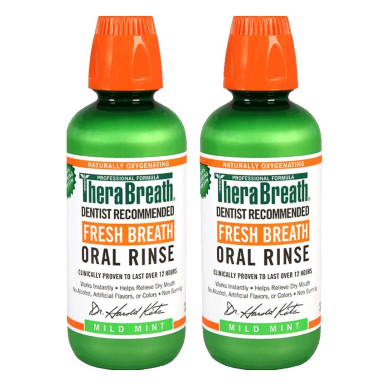 【券后价:55.5元】 TheraBreath凯斯博士漱口水473ml*2瓶 - 天猫国际自营进口超市
