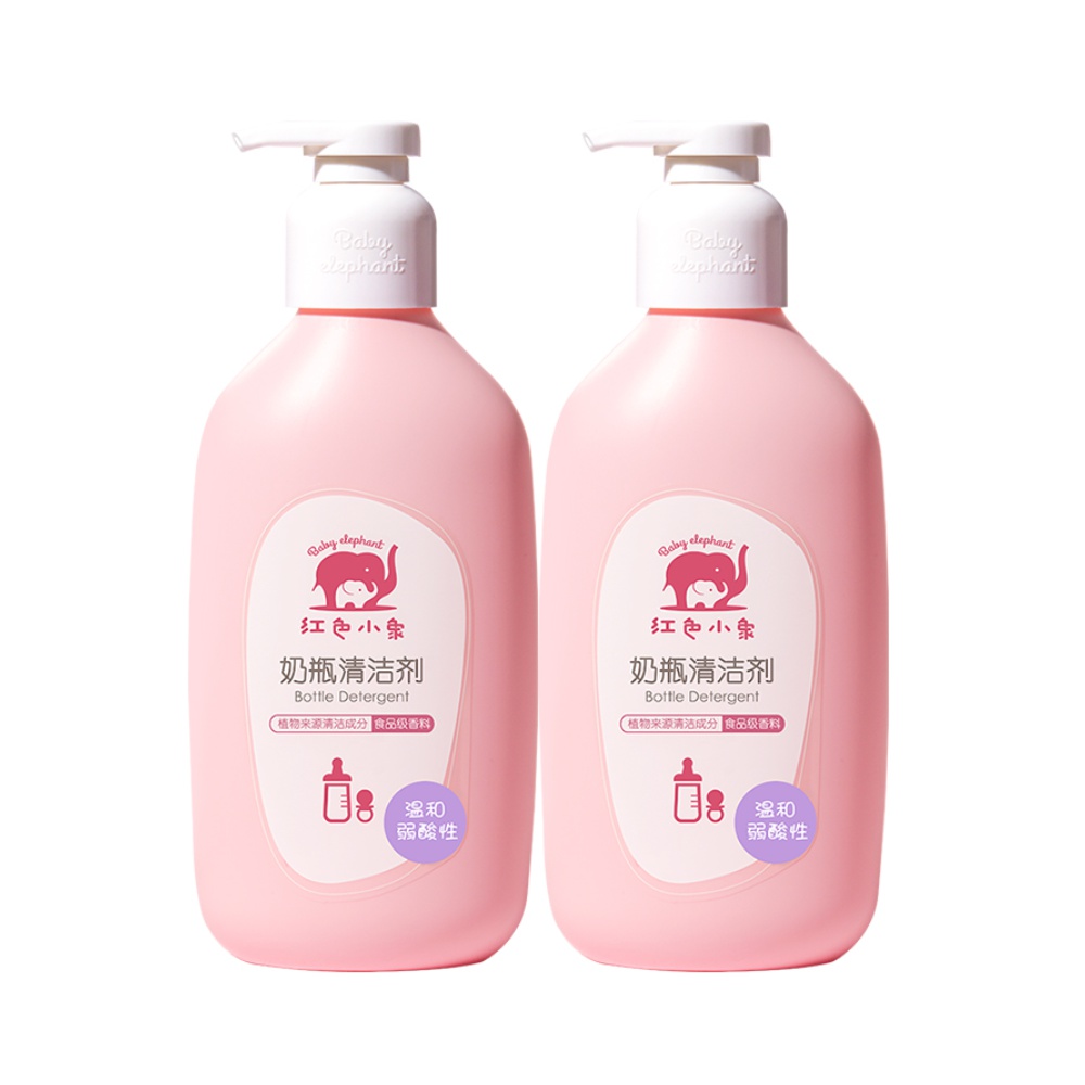 【券后价:28.75元】 【红色小象】婴儿奶瓶清洗剂400ml*2 - 天猫超市