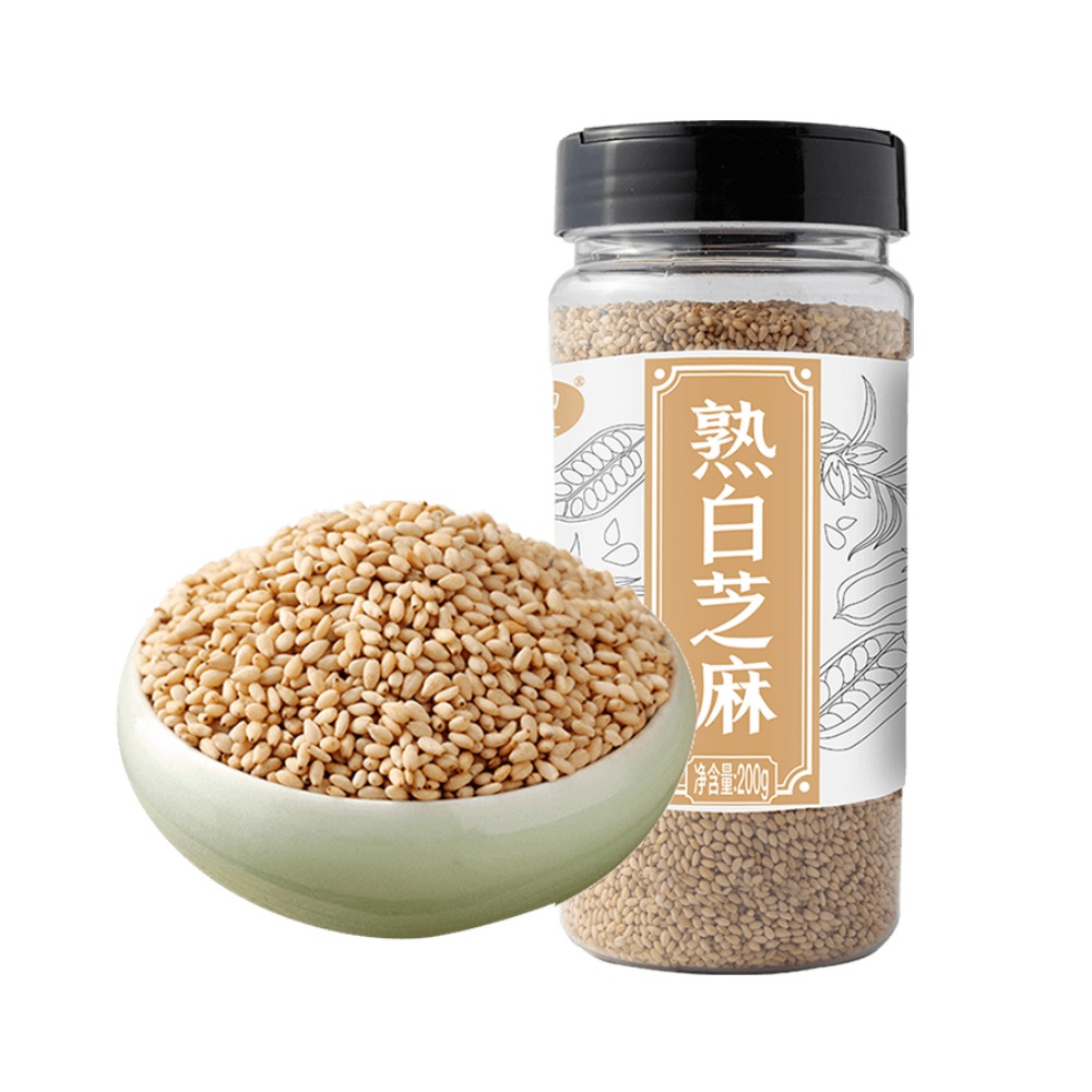 【券后价:9.81元】 十月稻田熟白芝麻200g - 天猫超市