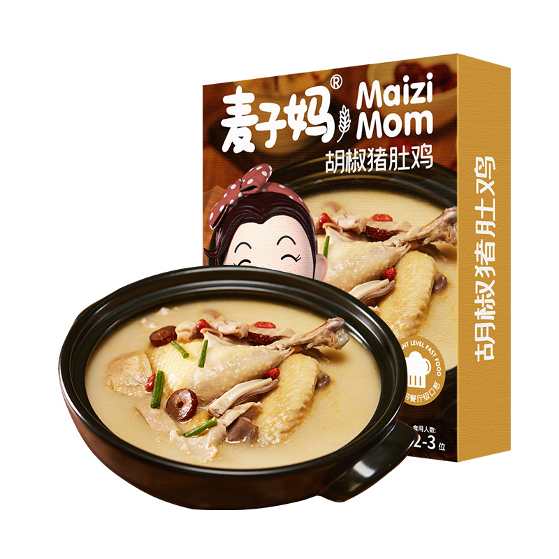 【券后价:57.5元】 麦子妈快手菜胡椒猪肚鸡650g预制菜 - 天猫超市
