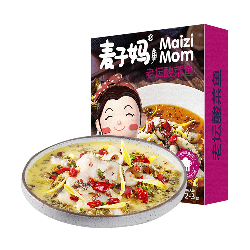 【券后价:34.9元】 【麦子妈】快手菜老坛酸菜鱼653g - 天猫超市