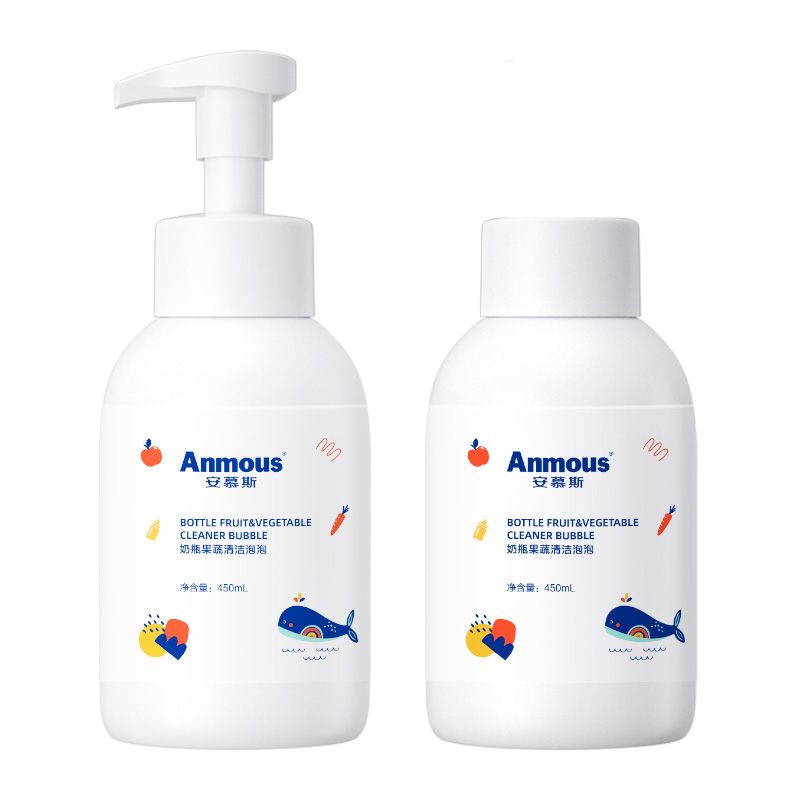 【券后价:21.9元】 Anmous/安慕斯奶瓶果蔬清洗剂450ml*2瓶 - 天猫超市