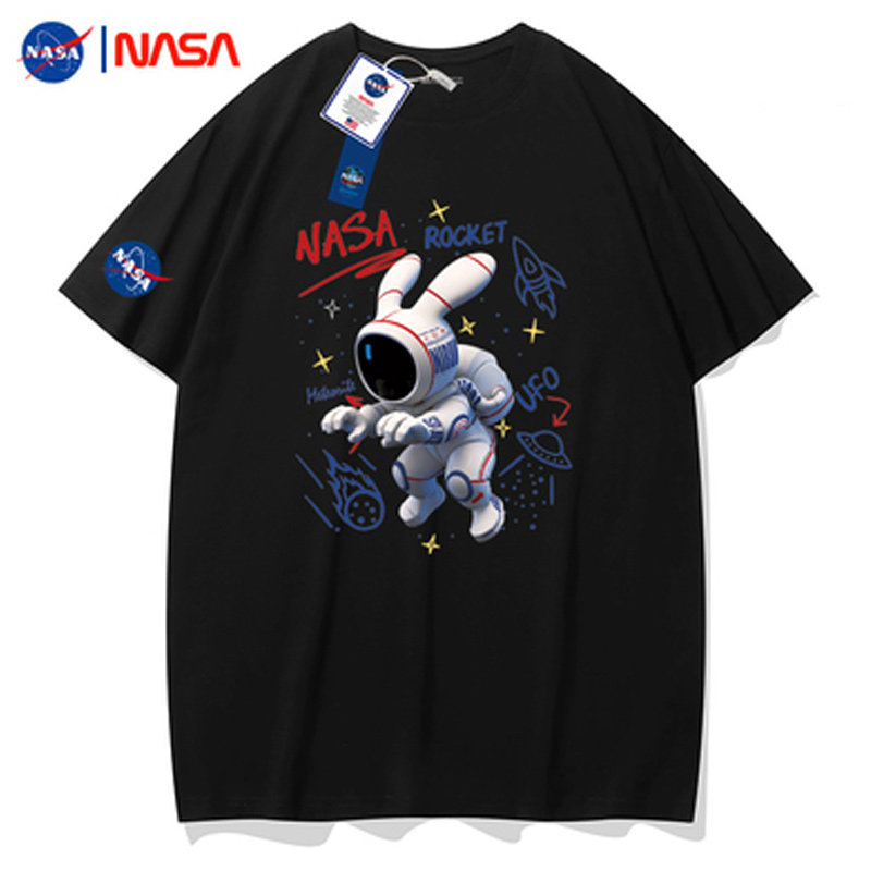 【券后价:29.9元】 NASAZYONY联名款宽松短袖T恤 - NASA 国际联名