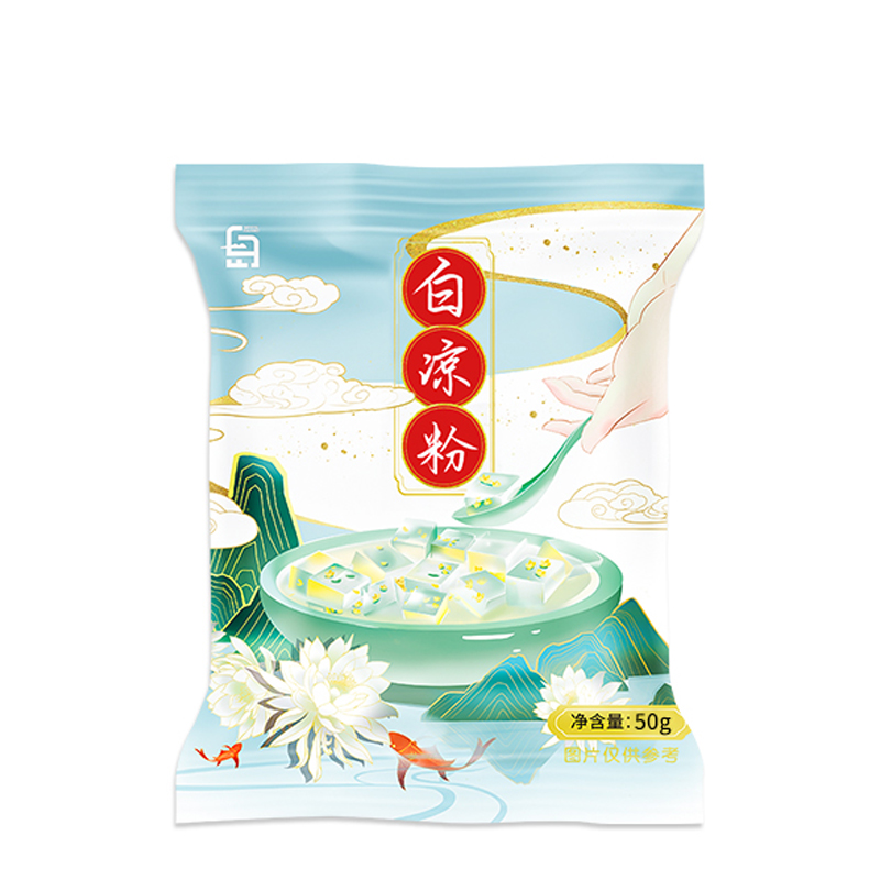 【券后价:1.9元】 【稳定签到】自制食用白凉粉果冻50g