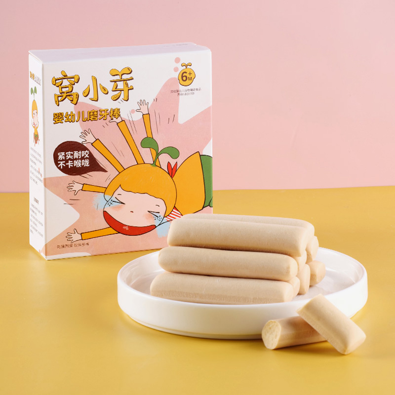 【券后价:37.12元】 婴幼儿高钙磨牙棒饼干辅食品儿童零食6个月 - 窝小芽旗舰店
