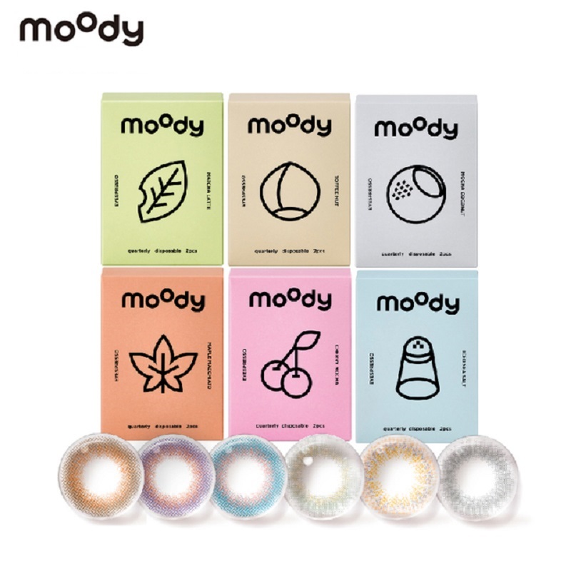【券后价:69元】 【moody】季抛咖啡馆小直径美瞳2片 - moody隐形眼镜旗舰店