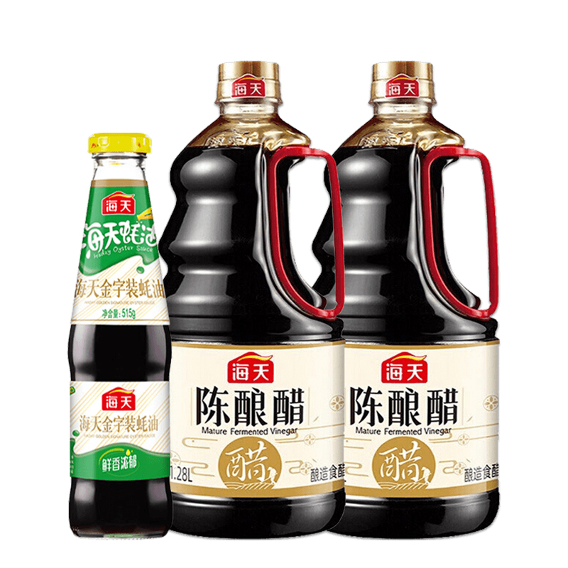 【券后价:21.9元】 【到手4件】海天生抽陈醋蚝油组合装 - 海天科捷专卖店