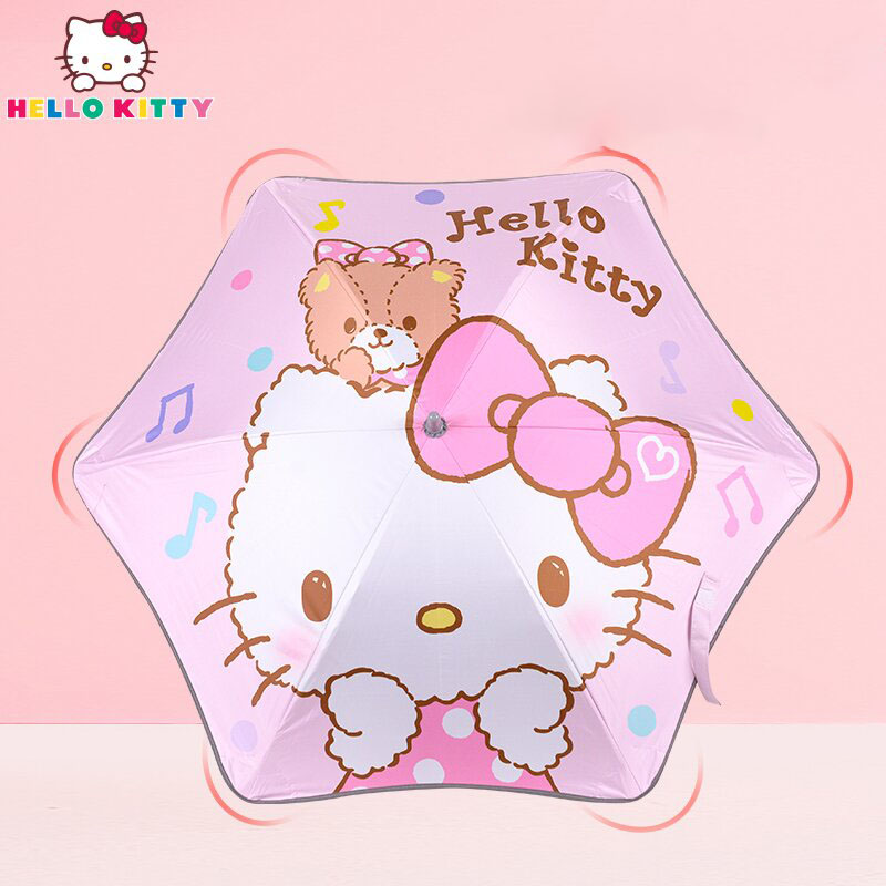 【券后价:22.2元】 凯蒂猫儿童防晒伞晴雨两用伞 - 贝比母婴专营店