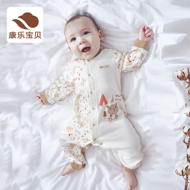 【券后价:19.95元】 【A类纯棉】秋冬款宝宝哈衣爬爬服睡衣 - 康乐宝贝母婴旗舰店
