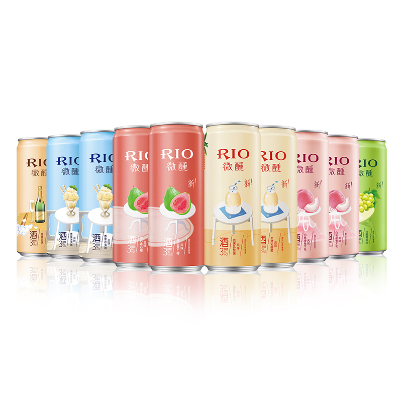 【券后价:32.5元】 RIO锐澳预调鸡尾酒微醺小美好3度330ml*10 - rio锐澳旗舰店