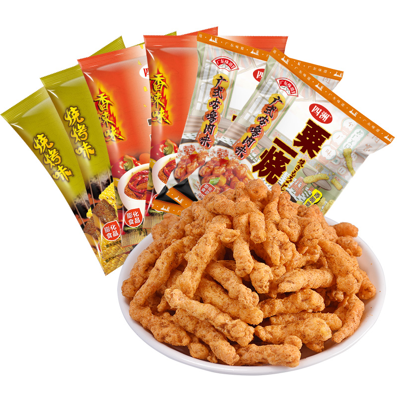 【券后价:43元】 【四洲】非油炸四洲粟一烧零食6包 - 四洲食品旗舰店