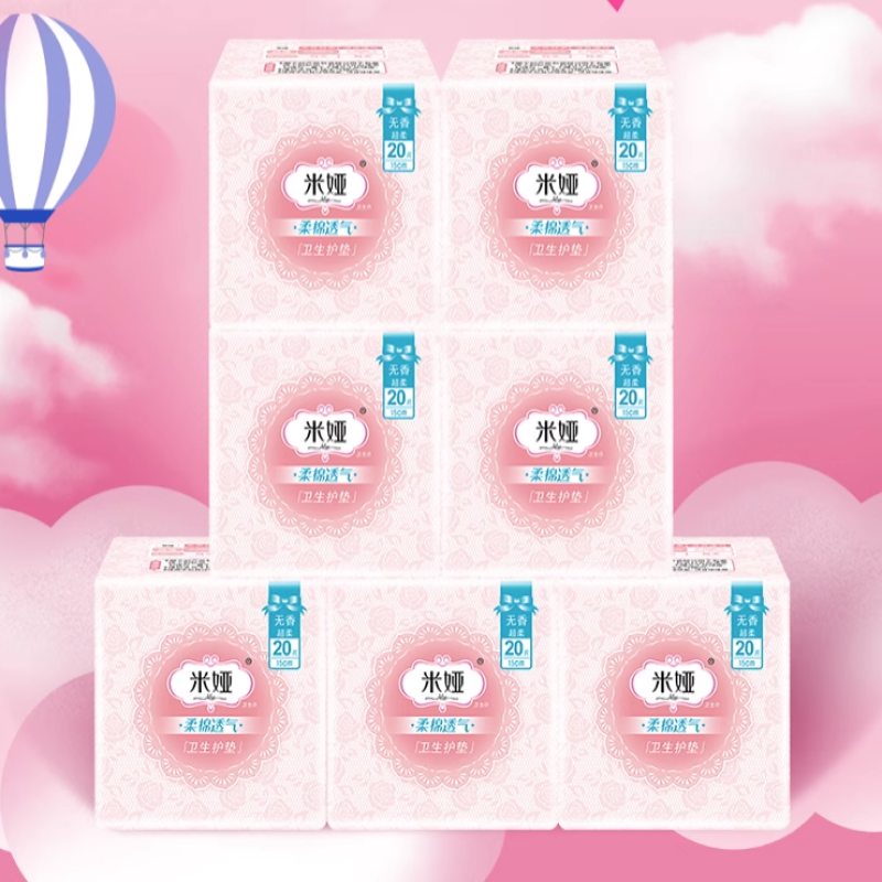 【券后价:16.6元】 米娅超薄150mm日用卫生巾120片 - mia米娅旗舰店