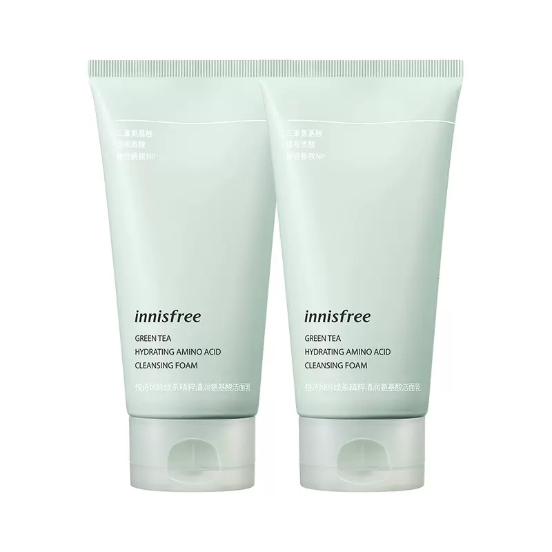 【券后价:55元】 【悦诗风吟】绿茶精萃洗面奶150ml*2 - innisfree官方旗舰店