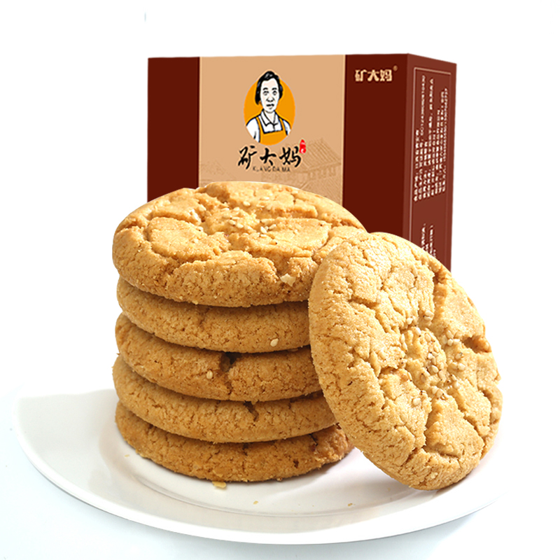 【券后价:7.9元】 【拍3发4】矿大妈黑芝麻桃酥饼干135g - 矿大妈食品旗舰店