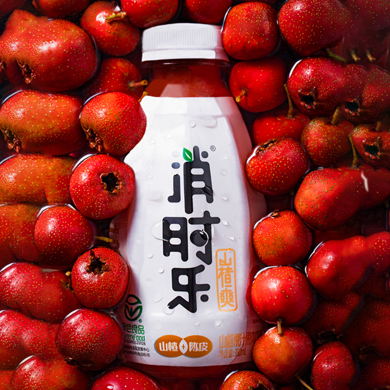 【券后价:14.8元】 6瓶装！60%果浆消食解腻山楂汁开胃饮品 - 消时乐旗舰店