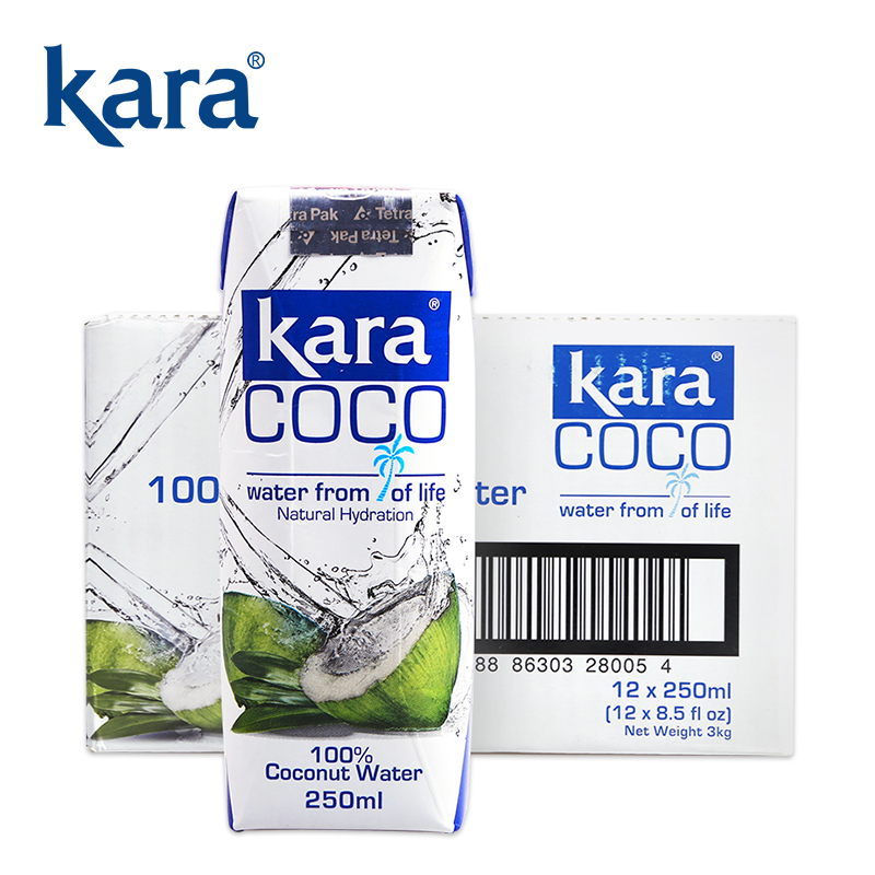 【券后价:79.1元】 【KaraCoco】进口青椰果汁椰子水250ml*12 - kara旗舰店