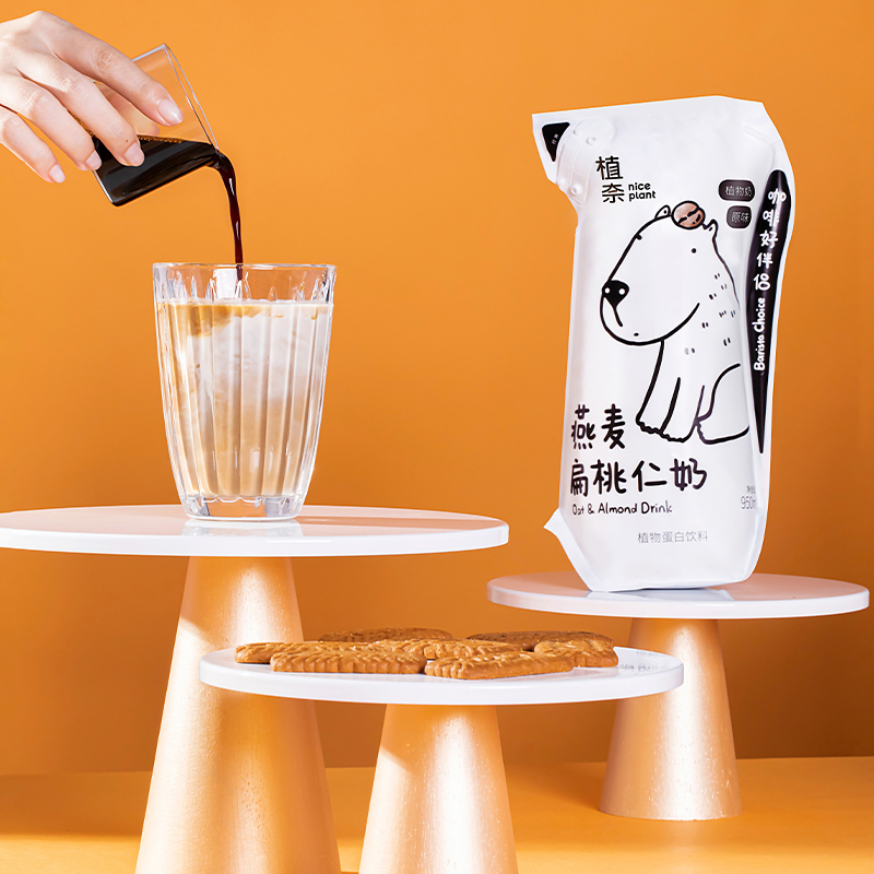 【券后价:19.9元】 咖啡大师燕麦奶950ml*2 - 植奈旗舰店