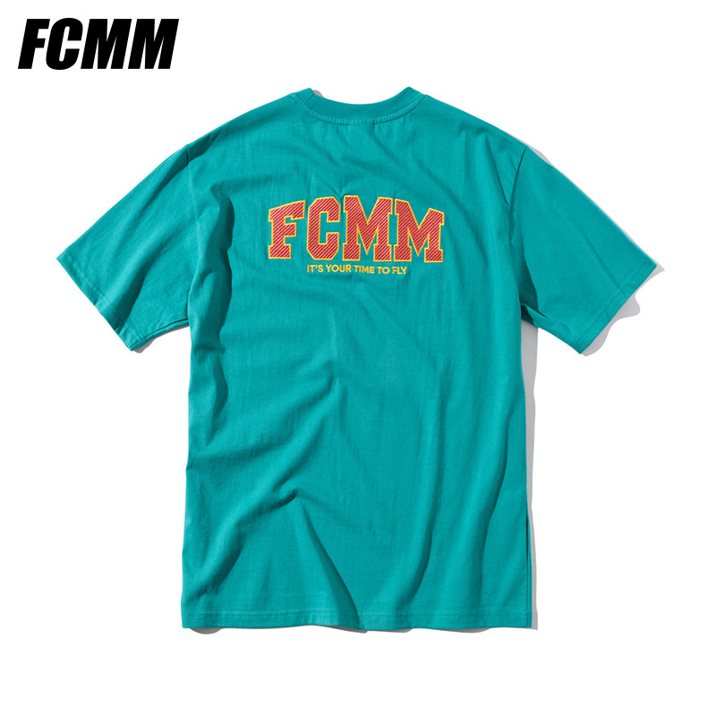 【券后价:99元】 FCMM复古撞色刺绣T恤女 - fcmm旗舰店