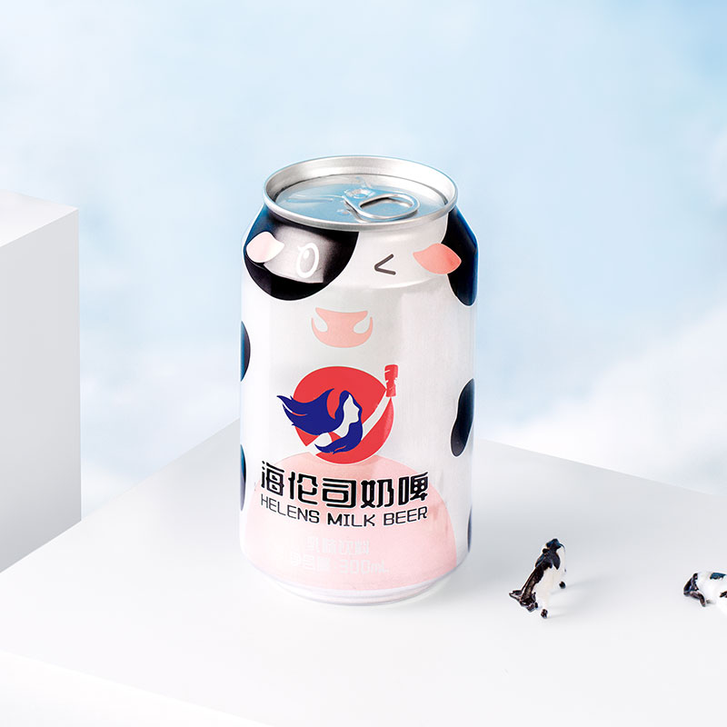 【券后价:7.9元】 【首单+签到】Helens海伦司奶啤300ml*2罐