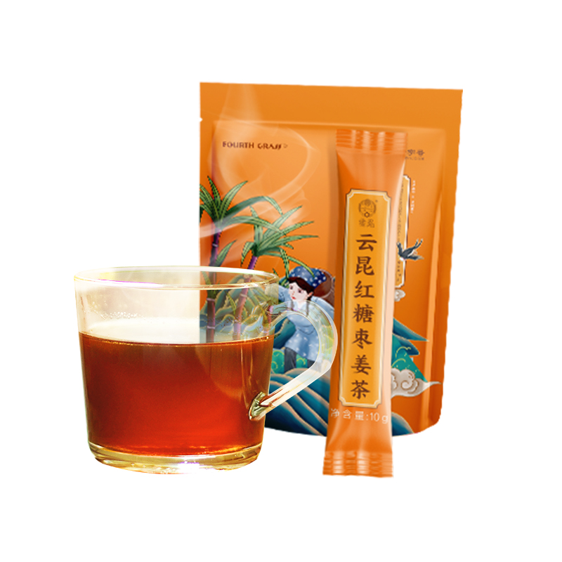 【券后价:6.9元】 可签到！云昆红糖姜茶块5袋*10g