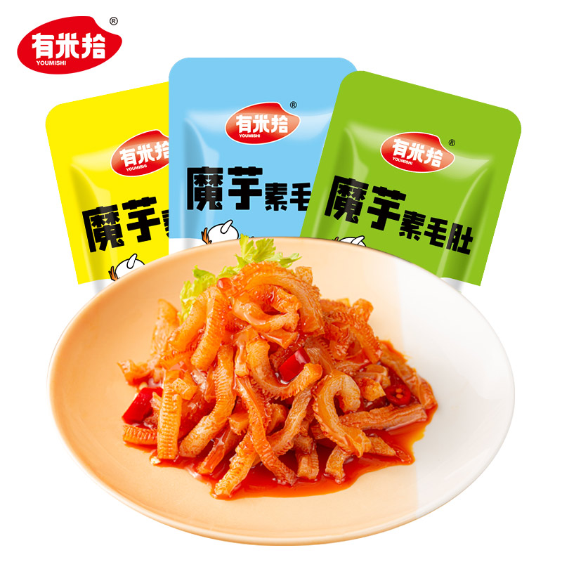 【券后价:11.9元】 有米拾魔芋素毛肚酸辣麻辣魔芋爽素 - 有米拾食品旗舰店