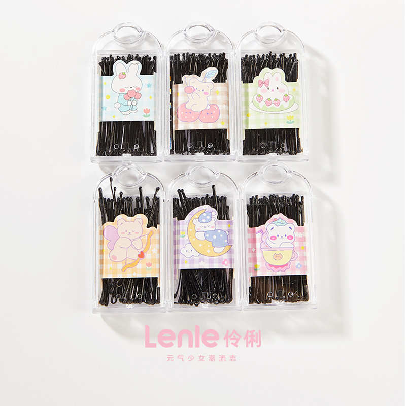 【券后价:4.8元】 Lenle伶俐黑色一字夹刘海发夹 - 伶俐旗舰店