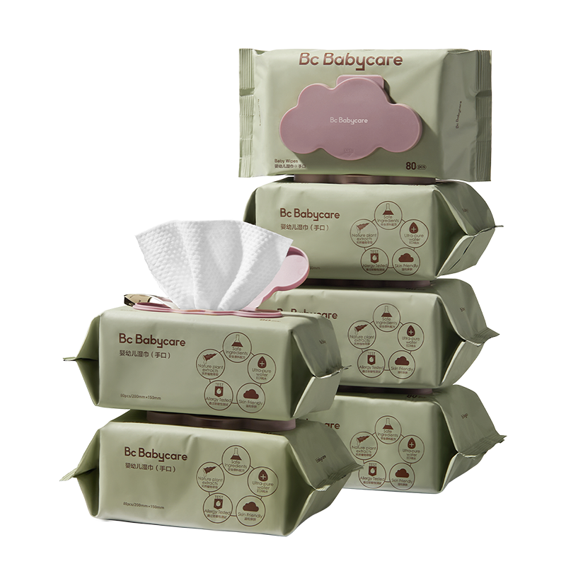 【券后价:99元】 babycare宝宝湿巾80抽*6+20抽*4 - babycare by philemon旗舰店