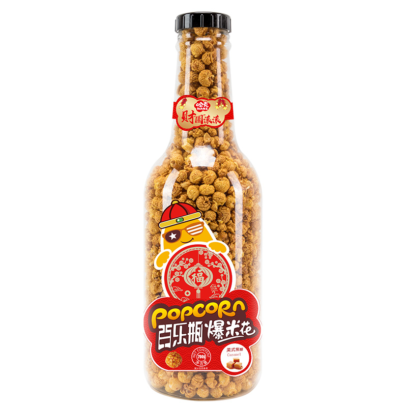 【券后价:29.9元】 哈克经典奶油味爆米花百乐瓶700g - hake旗舰店