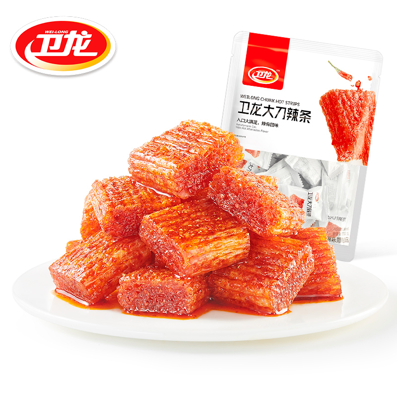 【券后价:8.9元】 卫龙大刀肉辣条200g【约30小包】