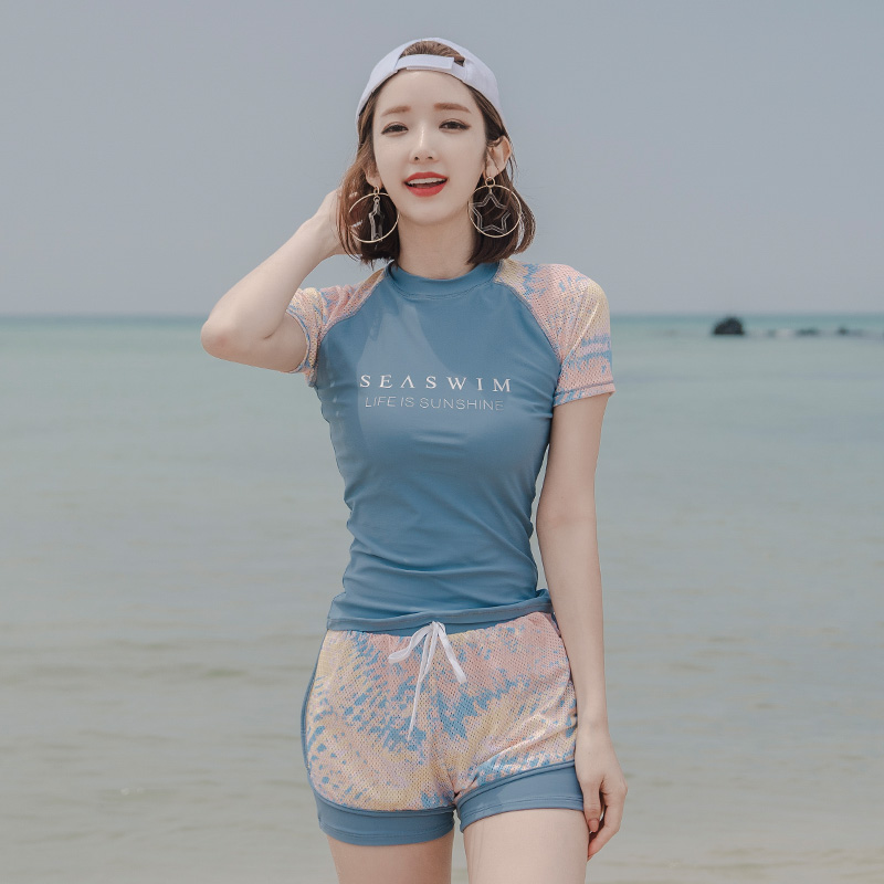 【券后价:87.2元】 新款游泳衣女分体泳衣两件套 - 汐诗威旗舰店