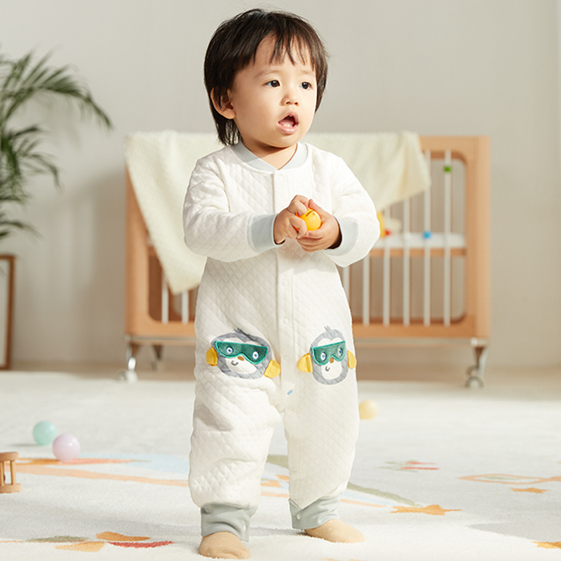【券后价:69.1元】 aqpa！婴儿纯棉保暖连体哈衣爬服 - aqpa旗舰店